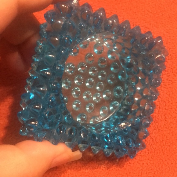 Blue Fenton Hobnail salt Cellar - Picture 2 of 8